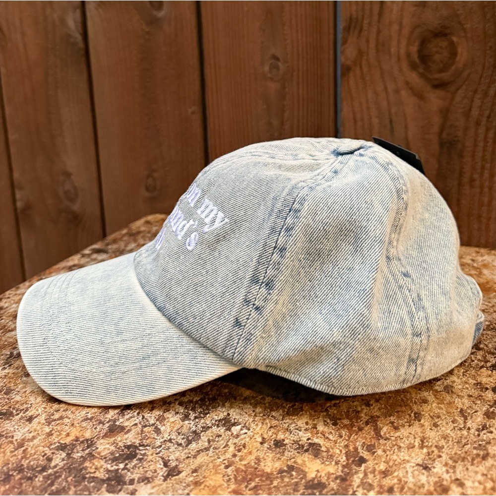 David and Young {Put It On My Husband’s Tab} Denim Hat - Picture 2 of 7
